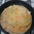 El cooksnap de Emma Puig cuando hizo Lomo de cerdo con nata al curry con arroz blanco.