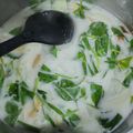 Cooksnap Intan Sofia semasa beliau membuat Pegaga Masak Lemak.