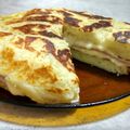 El cooksnap de Belén Lavaselli cuando hizo Crepe de papas con jamón y queso.