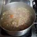 El cooksnap de edu cuando hizo Judías blancas con oreja y morro de cerdo.