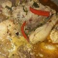 El cooksnap de Iris Báez cuando hizo Pollo a la portuguesa receta económica.