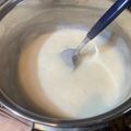 El cooksnap de Kevin Ivanoff cuando hizo Salsa blanca casera.