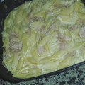 El cooksnap de Natalia Gonzalez cuando hizo Fideos a la crema.