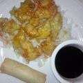 Khalise's cooksnap of when they made Orange chicken.