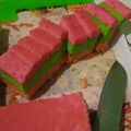 Cooksnap dari devi latifah untuk resep Bolu Kukus Pelangi (Steamed Rainbow Cake) Ny. Liem