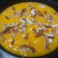Debjani Dhar's cooksnap of when they made Mango kheer.