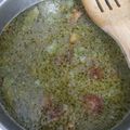 El cooksnap de Sergio Camacho cuando hizo Lentejas vegetales.