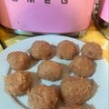 El cooksnap de Rossi Martz cuando hizo Albóndigas de Pollo con Espinacas y Champiñones.