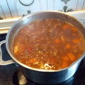 El cooksnap de J . David Paniagua El Manquirri cuando hizo Garbanzos con gambas.