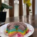 Cooksnap dari mrs.alviantino untuk resep Rainbow Cake Kukus