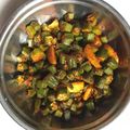 Hema Parmar's cooksnap of when they made ભીંડા બટાકા નું શાક (Bhinda Bataka Shak Recipe In Gujarati).