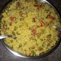 Laxmi Kumari का कुकस्नैप जब उन्होंने वेज पुलाव बिरयानी (veg pulao biryani recipe in Hindi) बनाया था।