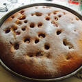 El cooksnap de viodub cuando hizo Budin de polenta y frutillas.