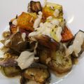 Cooksnap από Stella στη συνταγή "Ψητά λαχανικά στο φούρνο με dressing ταχίνι-μέλι"