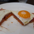El cooksnap de Laura AO cuando hizo Tosta de boniato con jamón serrano y huevo escalfado.
