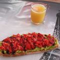 El cooksnap de Alejandro Rodriguez Criado cuando hizo Tosta de aguacate y tomate. 🥑🍅.
