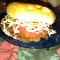 El cooksnap de Kathy Fleitas cuando hizo Hamburguesa de Soja.