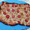 El cooksnap de Cristina Lopez Martinez cuando hizo Masa pizza proteica con base de pollo.