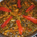 El cooksnap de Julián cuando hizo Paella Valenciana.