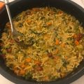El cooksnap de David cuando hizo Potaje de verduras y pasta.