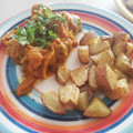 El cooksnap de Miguel García cuando hizo 🍆🌱Albóndigas de berenjena con salsa de calabaza y curry 🌱🍆.