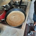 El cooksnap de Daniel Bravo Torres cuando hizo Panqueques con manjar.