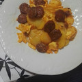 El cooksnap de Yaiza Caballero cuando hizo 🐷 Revuelto de patatas y huevo con pavo.