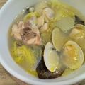 蘇菲家之味 的 [娃娃菜蛤蠣蒜頭雞湯]鮮上鮮美味 cooksnap