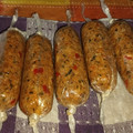 El cooksnap de Carolina Bello cuando hizo Chorizos Veganos.