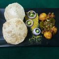 Nazneen Alamgir's cooksnap of when they made Luchi aloo Dom (Puri and dum aloo).