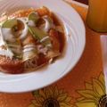El cooksnap de Isabela cuando hizo Enchiladas rojas.