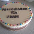 El cooksnap de Amparo Pacal cuando hizo Tarta 3 chocolates.