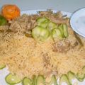 Syeda Sarah Taha's cooksnap of when they made Motton yakni pulao.