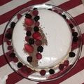 El cooksnap de susana romero cuando hizo Tarta de frutos del bosque con bizcocho de almendras.