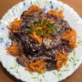 il Rozina Kianpour quando ha preparato Tagliatelle viola con senape ed erbe aromatiche