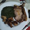 El cooksnap de Maria Paz Dominguez/ @pacitamama en instagram cuando hizo Puré de acelgas o espinacas sin lácteos.