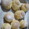 El cooksnap de Maira Albornoz cuando hizo Bombas de crema.