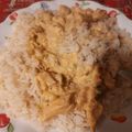 El cooksnap de Jorge Garcia cuando hizo Pollo al verdeo y mostaza con arroz.