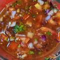 Tanmana Dasgupta Deb's cooksnap of when they made টমেটো সালসা (tomato salsa recipe in Bengali).