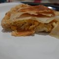 El cooksnap de Rossii cuando hizo Tarta de choclo y queso.