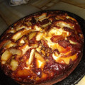 El cooksnap de Juli Quiroga Reali cuando hizo Tarta de manzana invertida.