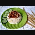 Cooksnap dari Roro Woelan untuk resep Nasi Daun Jeruk + Kulit Ayam