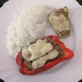 El cooksnap de Viviana Ojeda cuando hizo Pimientos rellenos de carne molida.