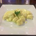 El cooksnap de Monica Cifuentes cuando hizo Ñoquis de papas con crema jamón y queso parmesano y ciboullete.