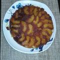 El cooksnap de carmen Araoz cuando hizo Tarta de manzana invertida.