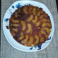El cooksnap de carmen Araoz cuando hizo Tarta de manzana invertida.