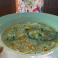 Cooksnap dari Nurul Oktafianita untuk resep Bubur tim naget sederhana