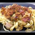 Rachael 's cooksnap of when they made Clams Casino Over Linguine.