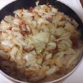 Timothy 's cooksnap of when they made Fried Cabbage....
