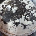 Scott's cooksnap of when they made Oreo Cookie Pudding Pie.